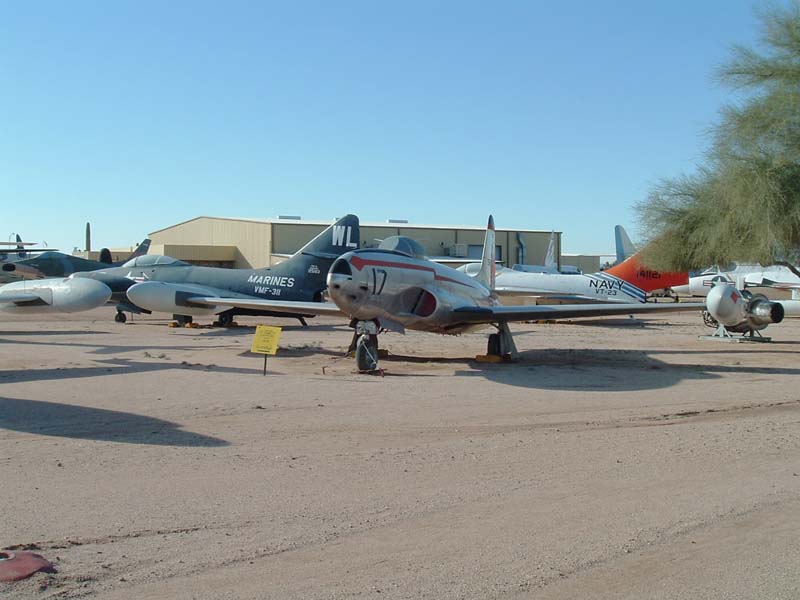 Lockheed P-80B con número de Serie 45-8612 conservado en el Pima Air and Space Museum en Tucson, Arizona