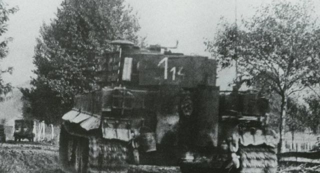 Tiger del S. Pz. Abt. 507 en la región de Zichenau. Enero de 1945