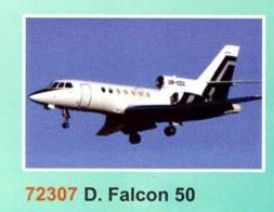 Amodel 72293 Aircraft Dassault Falcon 50/50EX Plastic Model Kit 1/72