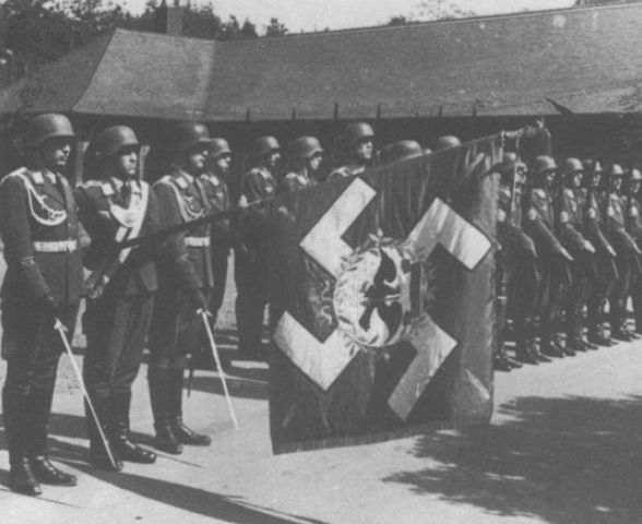 Compañía de escolta en Carinhall durante la primera etapa de la formación de la unidad. Septiembre 1933