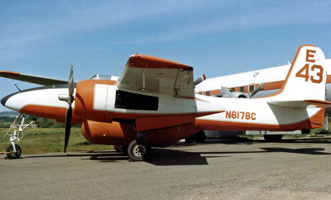 Grumman F7F-3N Tigercat con número de serie 80532 conservado en el Merle Maine Ent en Ontario, Oregón