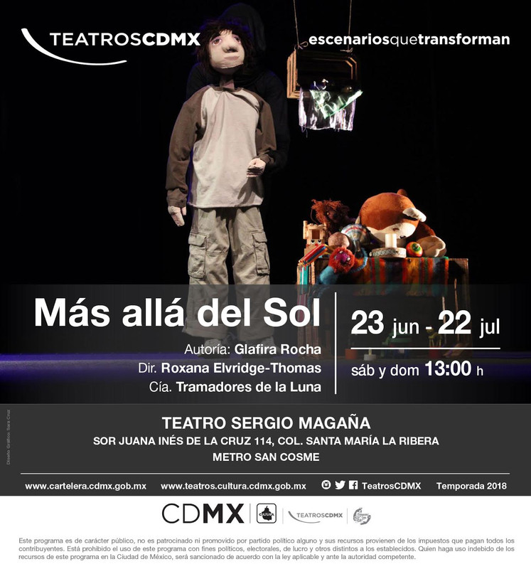 Más allá del sol tendrá temporada en el Teatro Sergio Magaña