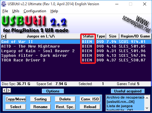 PS2] USB Util (v2.2 rev1.0 Beta) – MUNDO Wii HACK