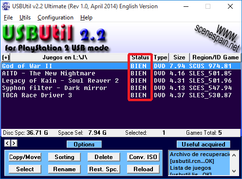 PS2 OPL Error writing settings! Fix 