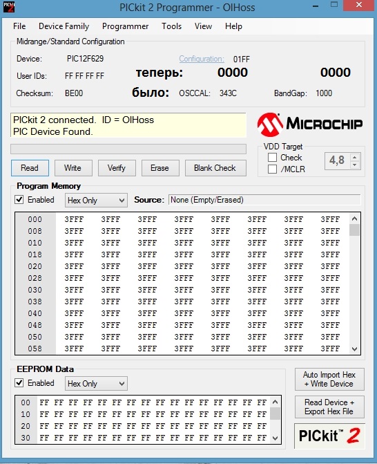 Ace 2 pro прошивка. 12f629 pickit2. Программатор PICKIT 3 описание. Pickit2 Прошивка. Pic12f629 как прошить pickit2.