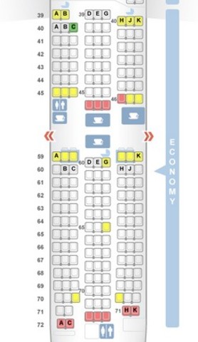 B77w Seating Chart