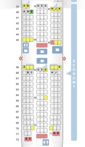 Cathay Pacific Flight Seating Chart