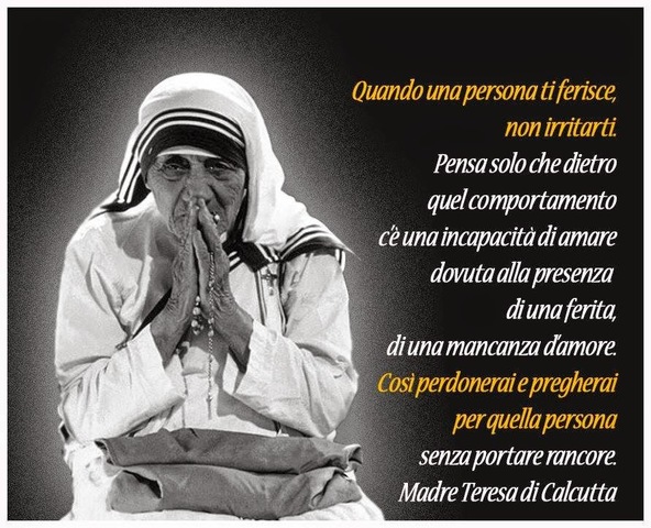 Frasi Matrimonio Madre Teresa.Madre Teresa Di Calcutta Le Citazioni Le Poesie E Le Frasi Piu Belle