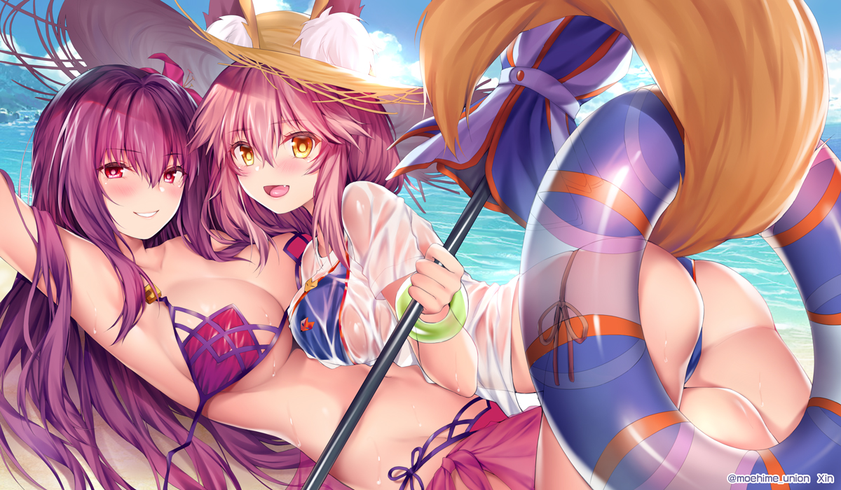 Forum Image: https://s8.postimg.cc/6b4nb7cr9/scathach_scathach_tamamo_and_tamamo_no_mae_fate_extra_fate_gra.jpg