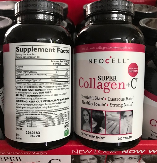 Collagen 1,2&3 390 viên nhập Mỹ - giá sỉ - 2
