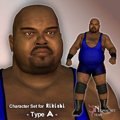 Character Set for Rikishi - Type A