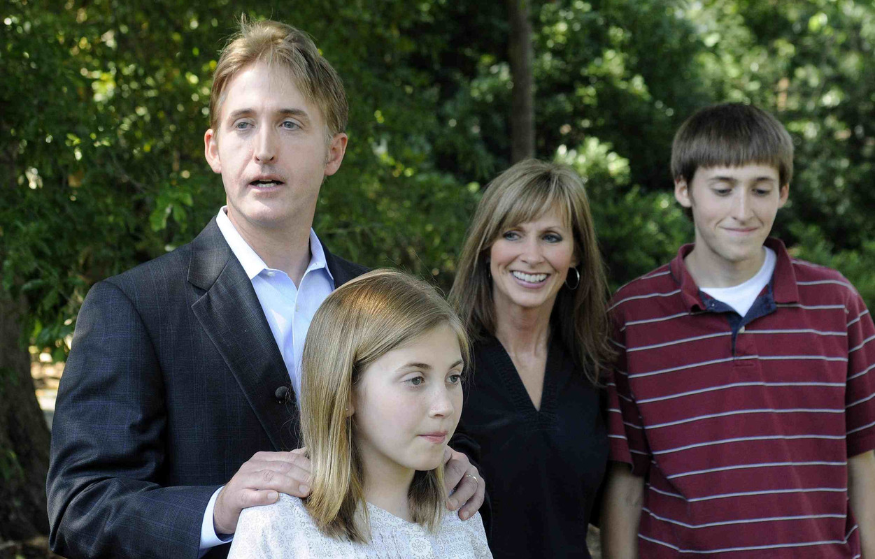 Trey Gowdy with his wife and children
