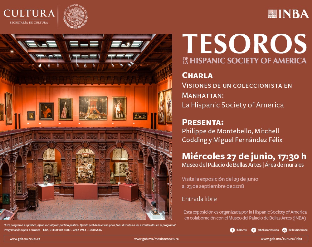 El Museo del Palacio de Bellas Artes calienta motores para recibir los Tesoros de la Hispanic Society of America