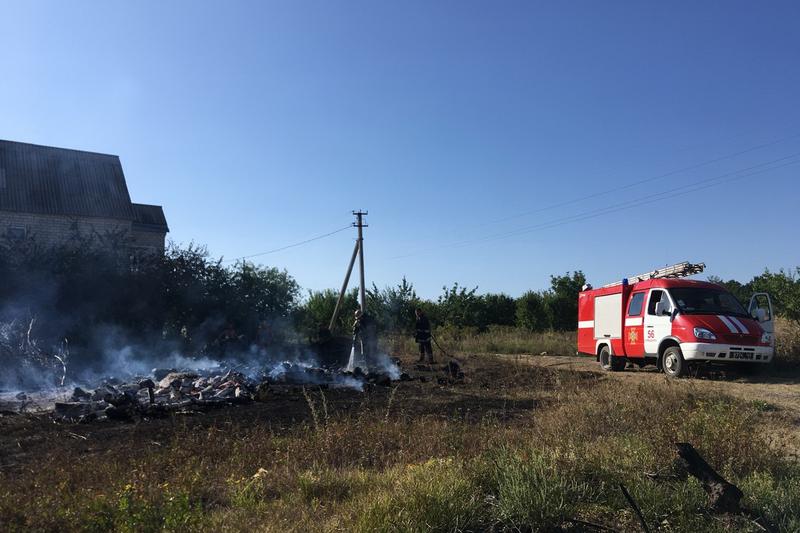 Женщина сгорела заживо в Харьковской области (фото)