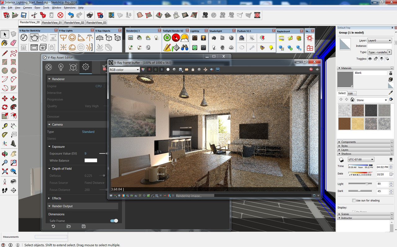 vray for sketchup 2019