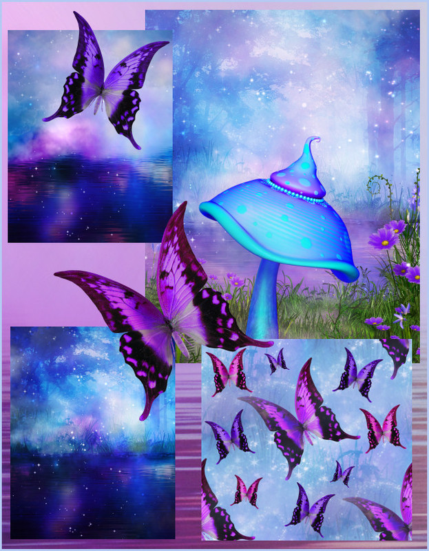 Butterfly Dreams Background Graphics