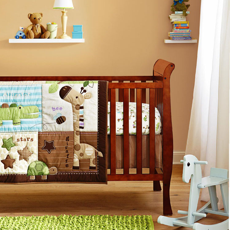 baby boy cot bumper sets