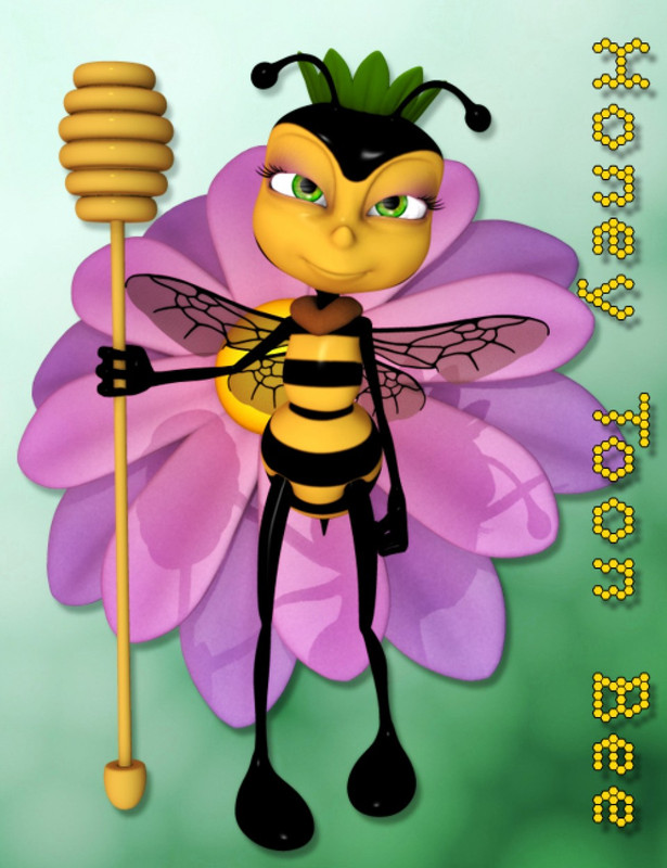 honey the toon bee large