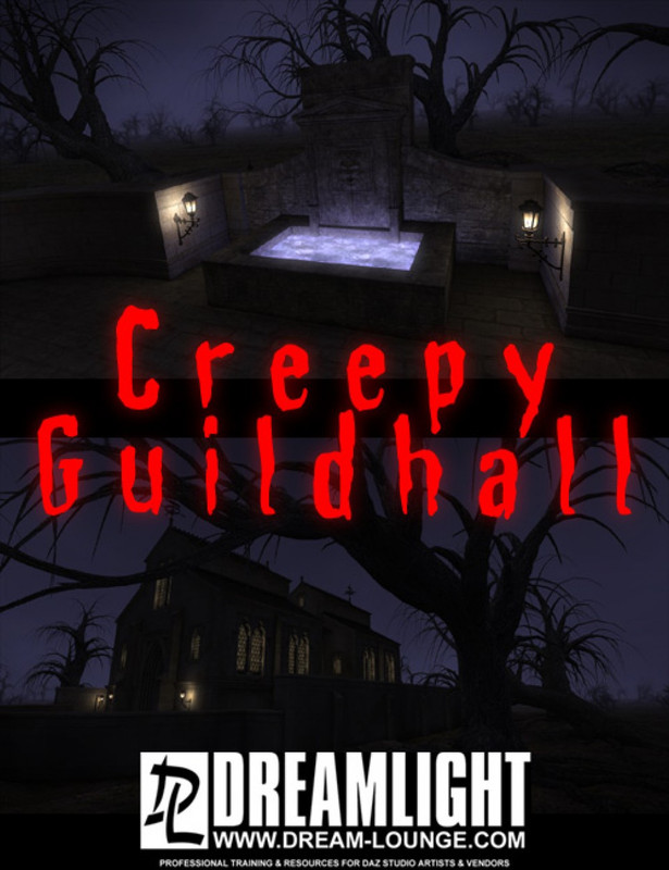 Creepy Guildhall DAZ Studio Light Set
