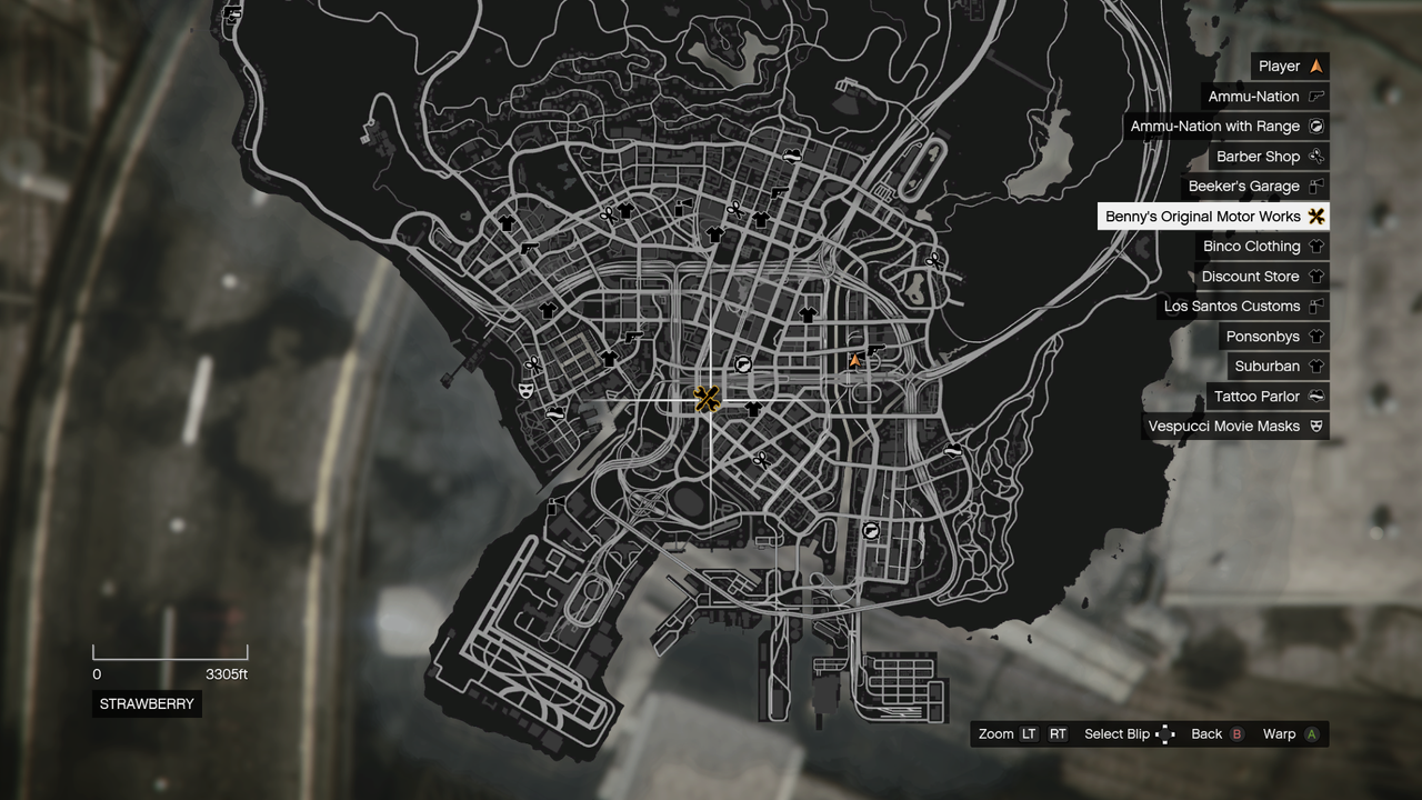 GTA 5 - Los Santos Customs Location Guide 