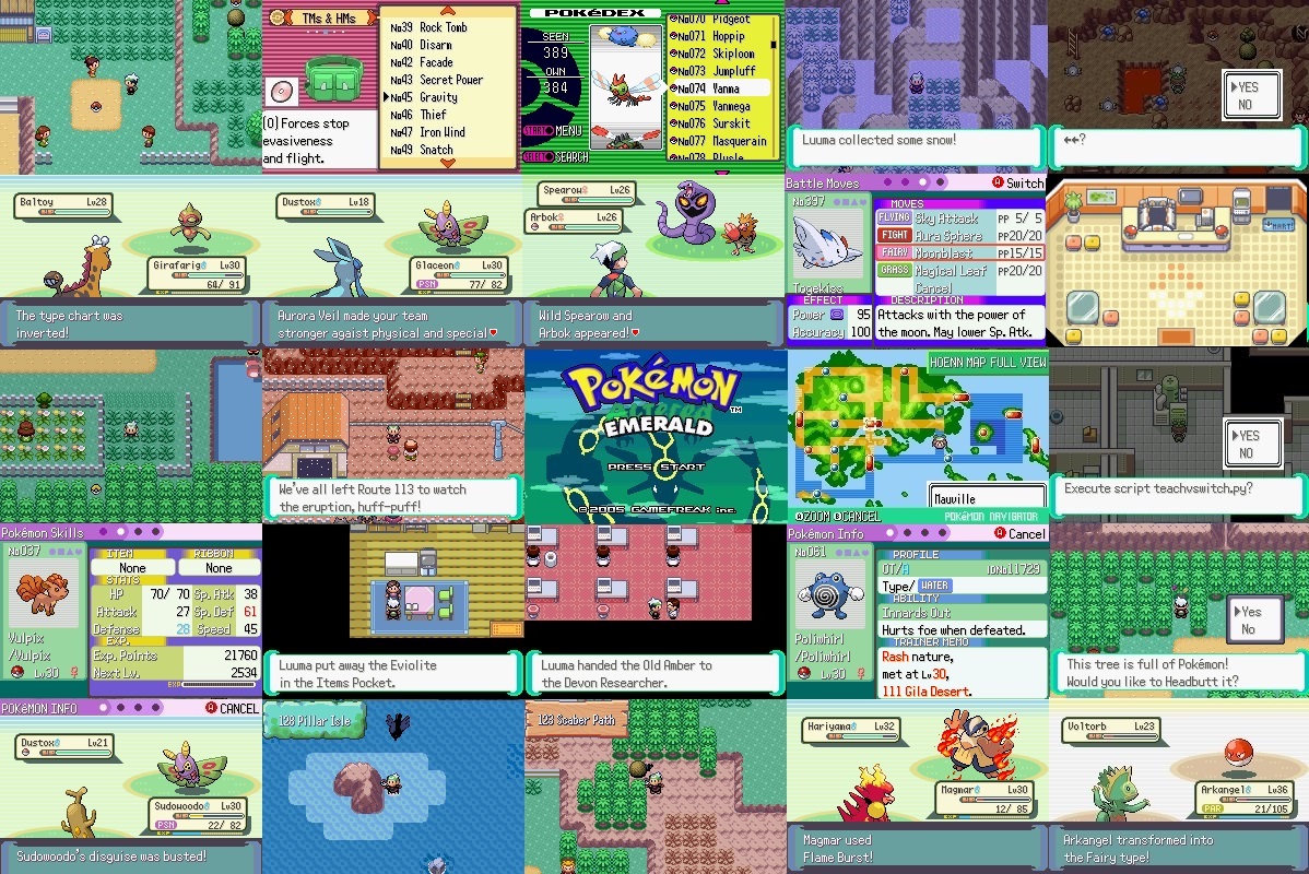 Pokemon Ultra Shiny Gold Sigma weird unown sprite : r/PokemonROMhacks