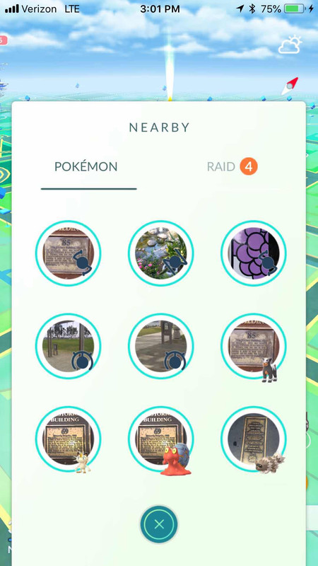 SE Ct. Pokémon Go Unown Coords