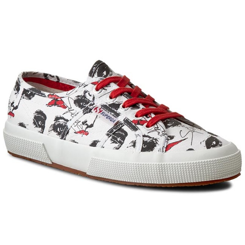 superga red shoes