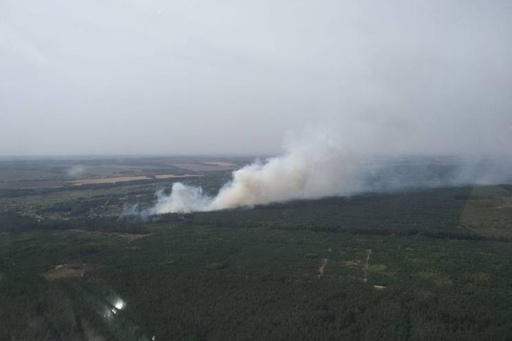 В Харьковской области - крупный пожар