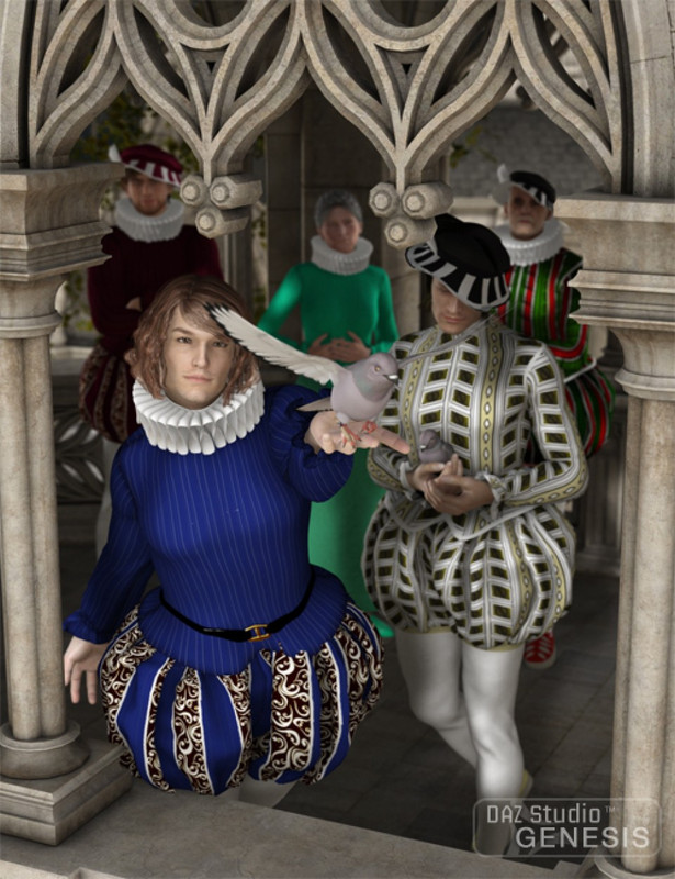 Renaissance Male Clothing For Genesis