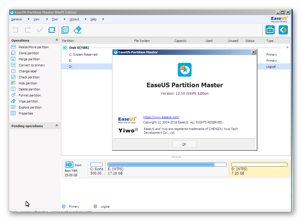 download easeus partition master 12.10