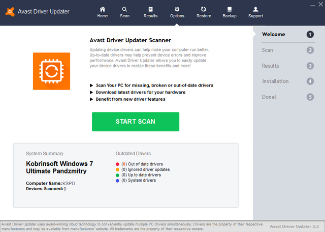 avast driver updater download with key