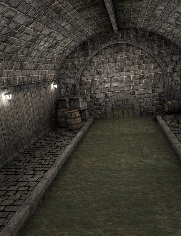 daz3d product page medieval sewer