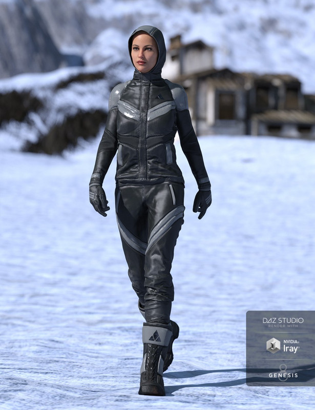 Winter Clothing for Genesis 8 Females