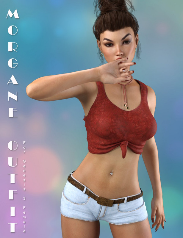 Morgane Outfit for Genesis 3 Females