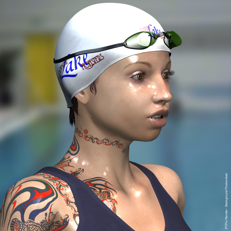 Swim Cap for V4 by Arcebus