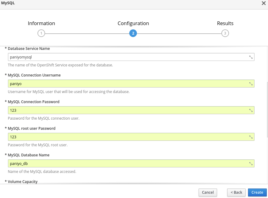 alt MySQL configuration