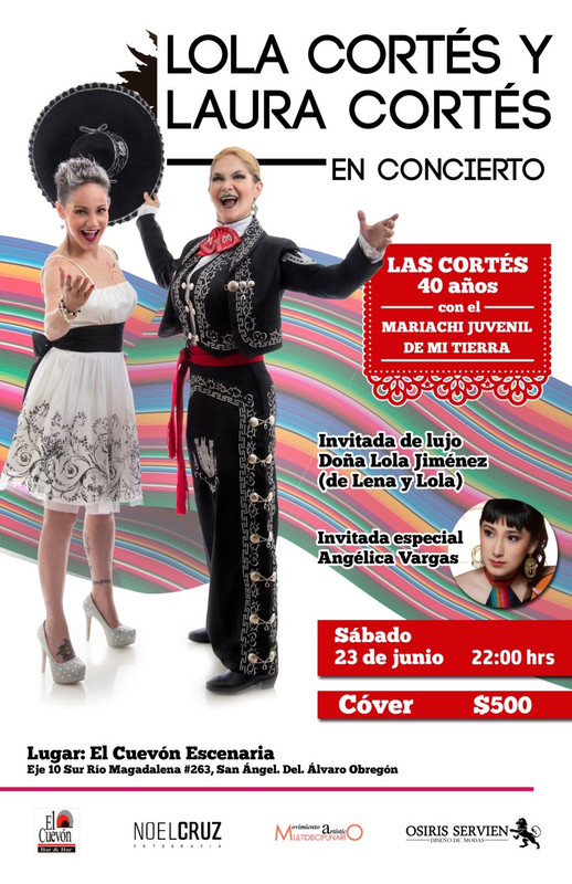 Laura y Lola Cortés celebran 40 años de trayectoria artística con un concierto acompañadas de mariachi