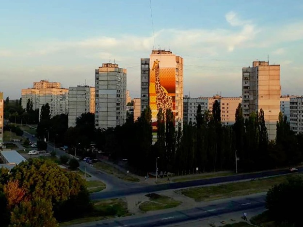 Необычный гигант появился в Харькове (фото)