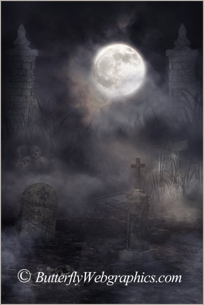 Cemetery Background Graphics
