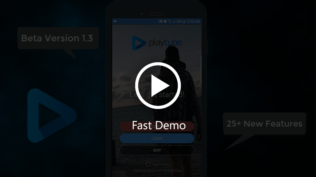 PlayTube - Sharing Video Script Mobile Android Native Application - 1