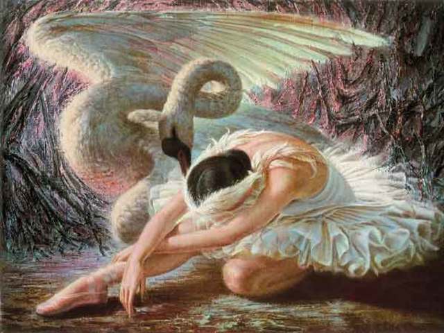 dying swan tretchikoff painting